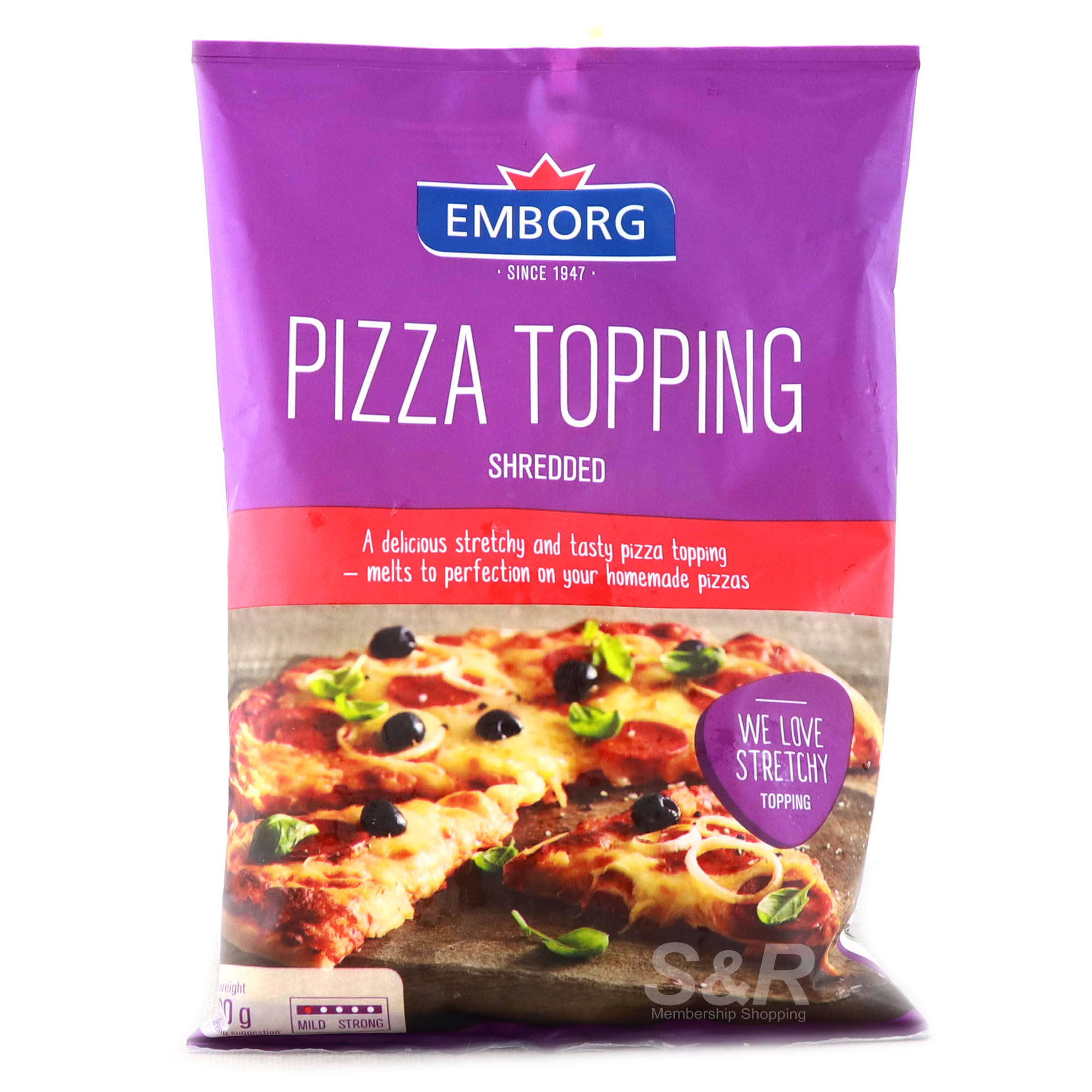 Emborg Pizza Topping Shredded 200g